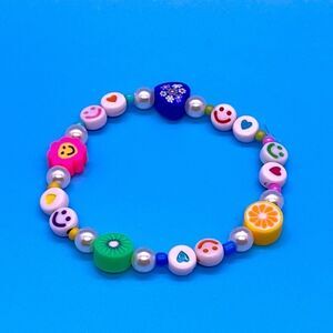 NWT Y2K Beads Beaded Stretchy Bracelet